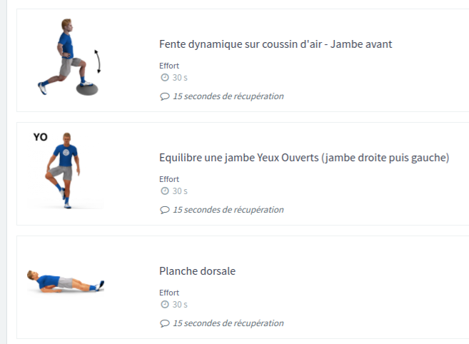 echauffement musculation sans materiel